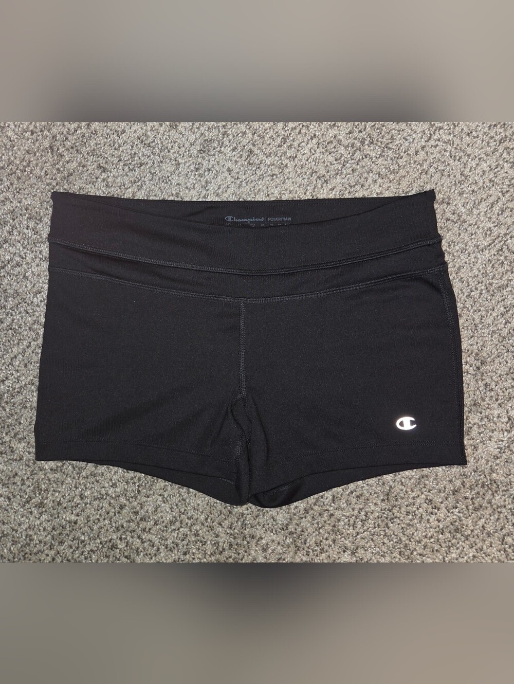 Champion PowerTrain Black Compression Athletic Shorts Women's Medium